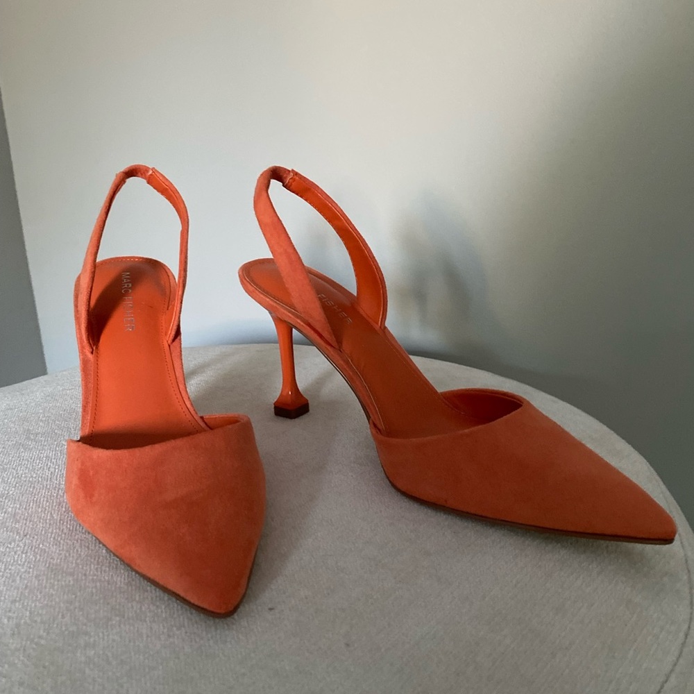 marc fisher slingback kitten heel NWOT